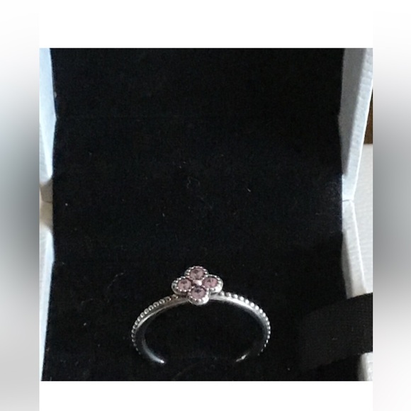 Pandora cherry blossom rare ring - Picture 1 of 2